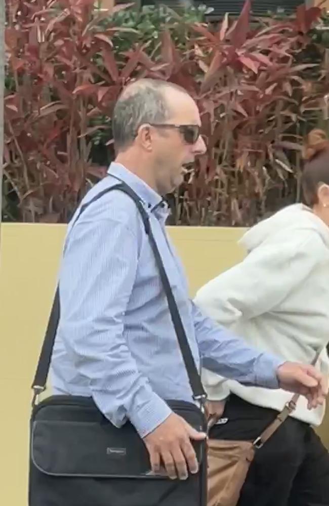 Troy Simpkin at Mackay Supreme Court on July 10, 2024, when he testified in his mother's suit against his brother Craig Simpkin. Photo: Zoe Devenport