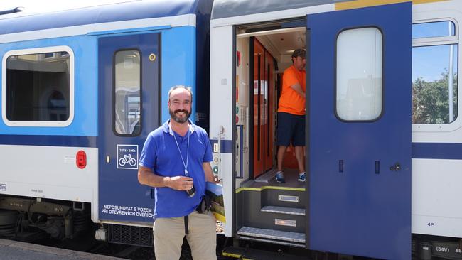 Mark Smith, a train travel expert who runs the website The Man in Seat 61.