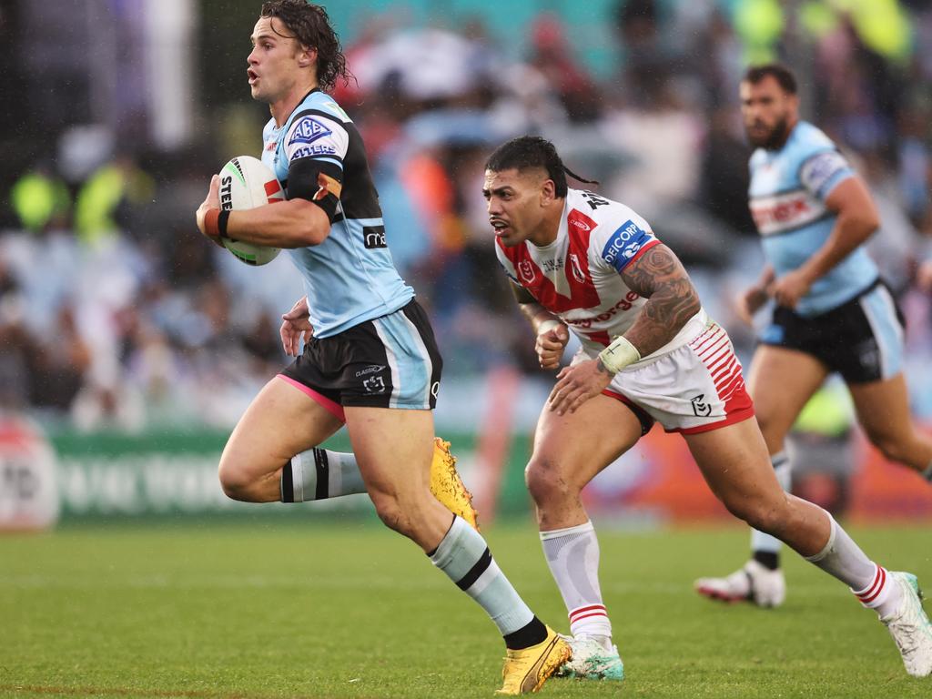 Nicholas Hynes makes a break. Picture: Matt King/Getty Images