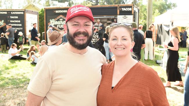 Tinamba Food and Wine Festival — Leigh Albon and Carolyn Albon. Picture: David Smith