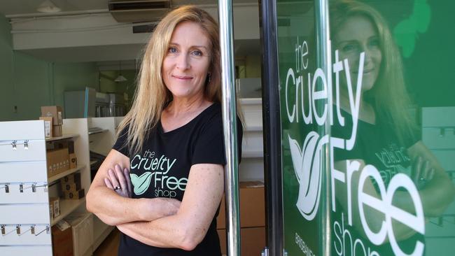 Jessica Bailey is the owner of Australia’s vegan supermarket, The Cruelty Free Shop. Picture: Ric Frearson