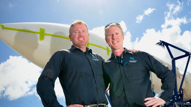 James and Adam Gilmour, the co-foudners of Queensland start-up Gilmour Space