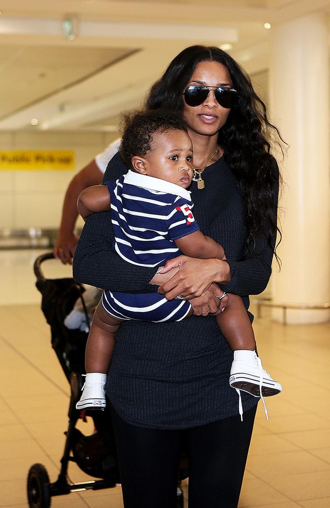 Family matters ... Ciara is hoping to release a song dedicated to her son Future from her new record. Picture: Kristi Miller.