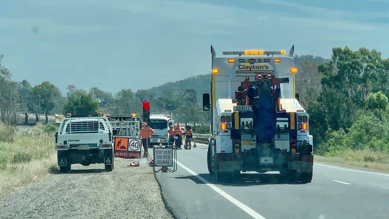 Two people were killed in a tragic crash on the Capricorn Highway west of Rockhampton on Monday.