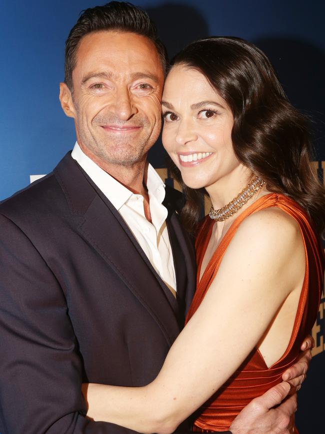 The co-stars cuddle up on the opening night of The Music Man, 2022. Picture: Bruce Glikas/FilmMagic