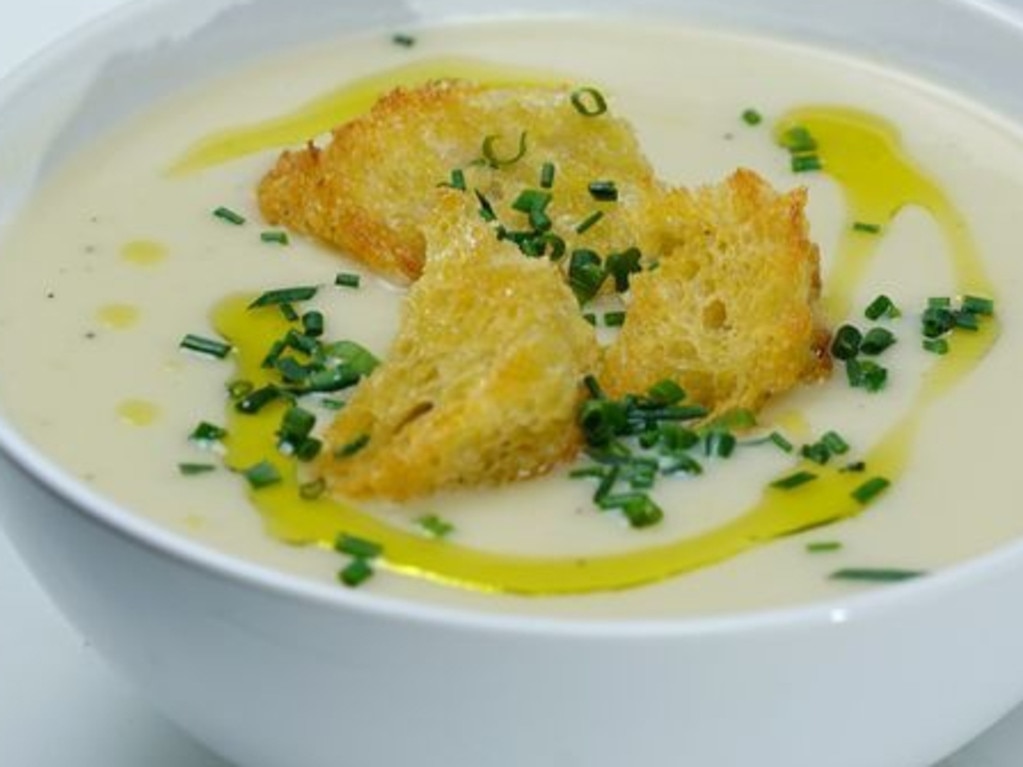 Potato and leek soup.