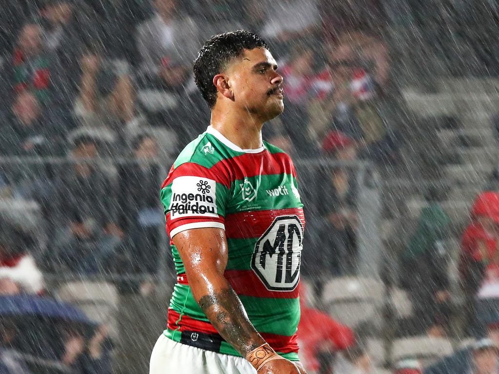 It was Latrell Mitchell’s first game back from suspension. Picture: NRL Imagery