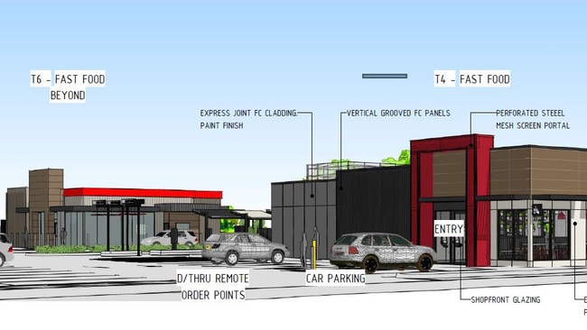 Plans for the new Glass House Mountains northbound service centre.