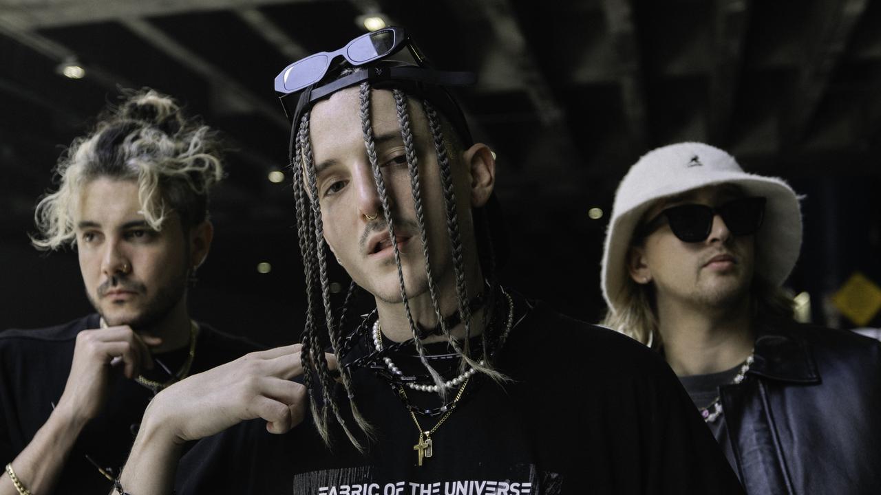 Australian band Chase Atlantic have eight billion streams for their music. Picture: Jordan Kelsey Knight / Supplied