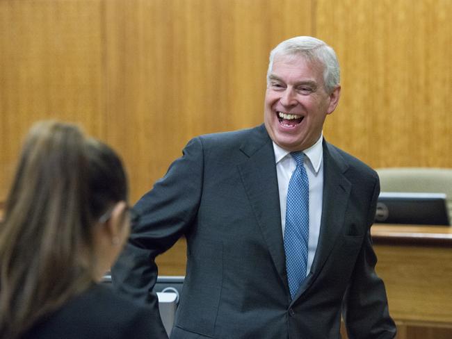 Prince Andrew in good spirits on the Gold Coast. Picture: Supplied