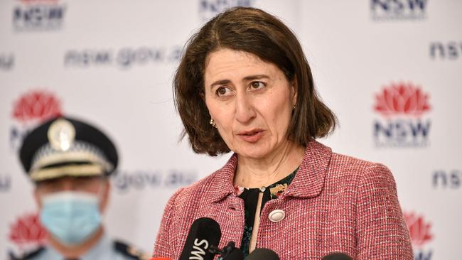 Gladys Berejiklian’s aim is to find a ‘normal’ life by vaccination. Picture: Flavio Brancaleone