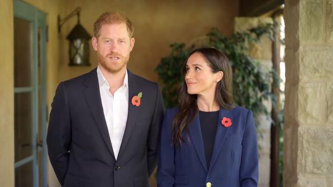 Prince Harry and Meghan Markle are believed to have been rocked by the Vanity Fair expose. Picture: Supplied.