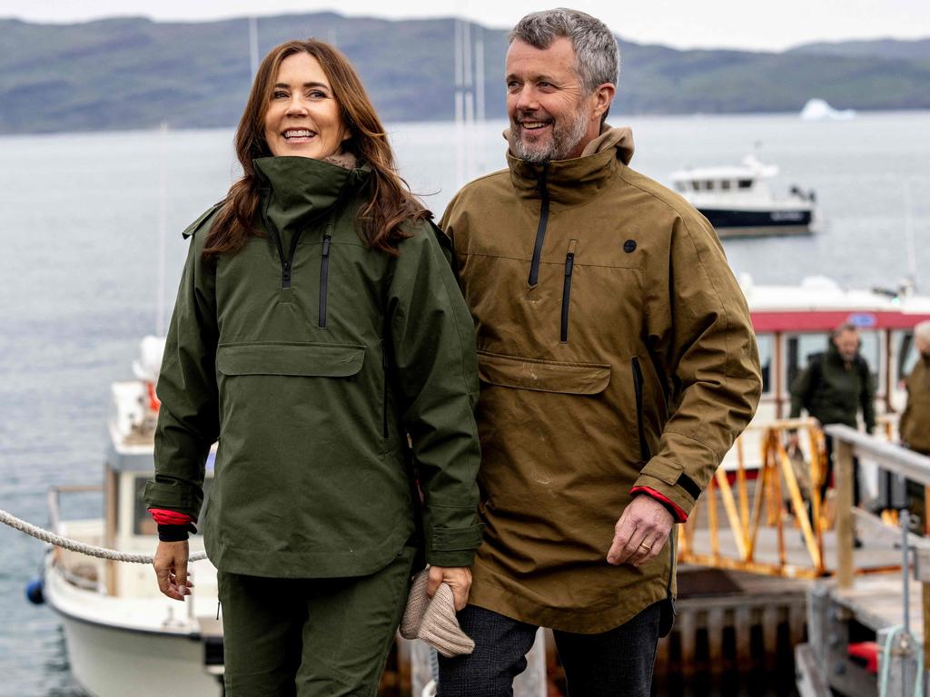 Denmark's King Frederik X and Queen Mary visit the village of Igaliku in Greenland. Picture: Ida Marie Odgaard / Ritzau Scanpix / AFP / Denmark OUT