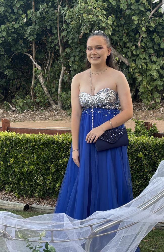 The students of Hervey Bay State High School celebrating their formal.