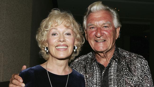 Former Australian Prime Minister Bob Hawke and his wife Blanche d'Alpuget. Mr Hawke and his friend Mr Abdel-Hady joined forces in two business ventures. Picture: Getty