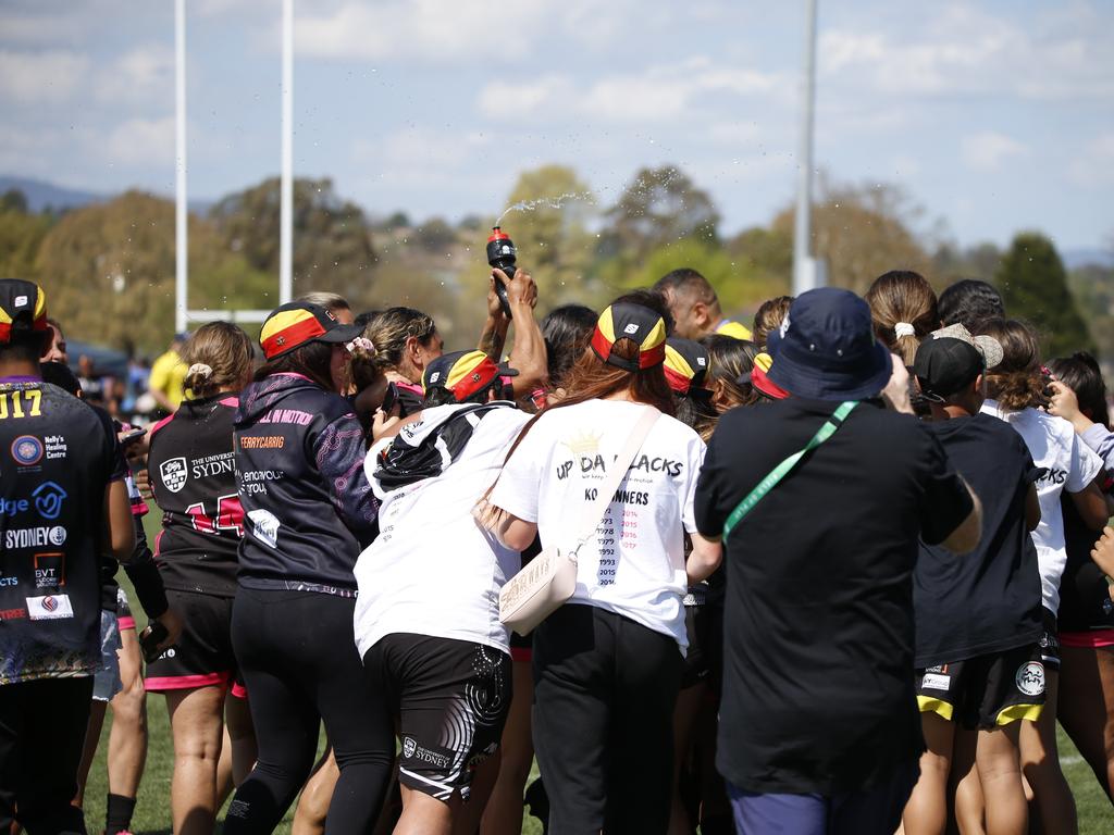 Koori Knockout - Day 4 Womens GF Redfern All Blacks v Bourke Warriors Monday, 7 October 2024 Hereford St, Bathurst NSW 2795, Australia, Picture Warren Gannon Photography