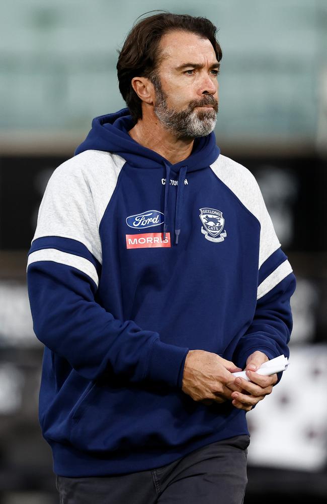 Chris Scott has been a vocal critic of the league’s inconsistencies. Picture: Michael Willson/AFL Photos via Getty Images.