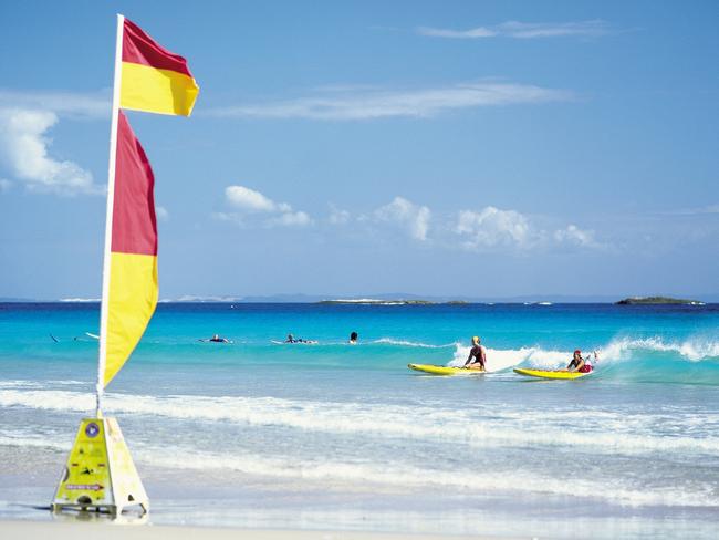 ESCAPE: Cylinder Beach, North Stradbroke Island. Picture: Tourism and Events Queensland