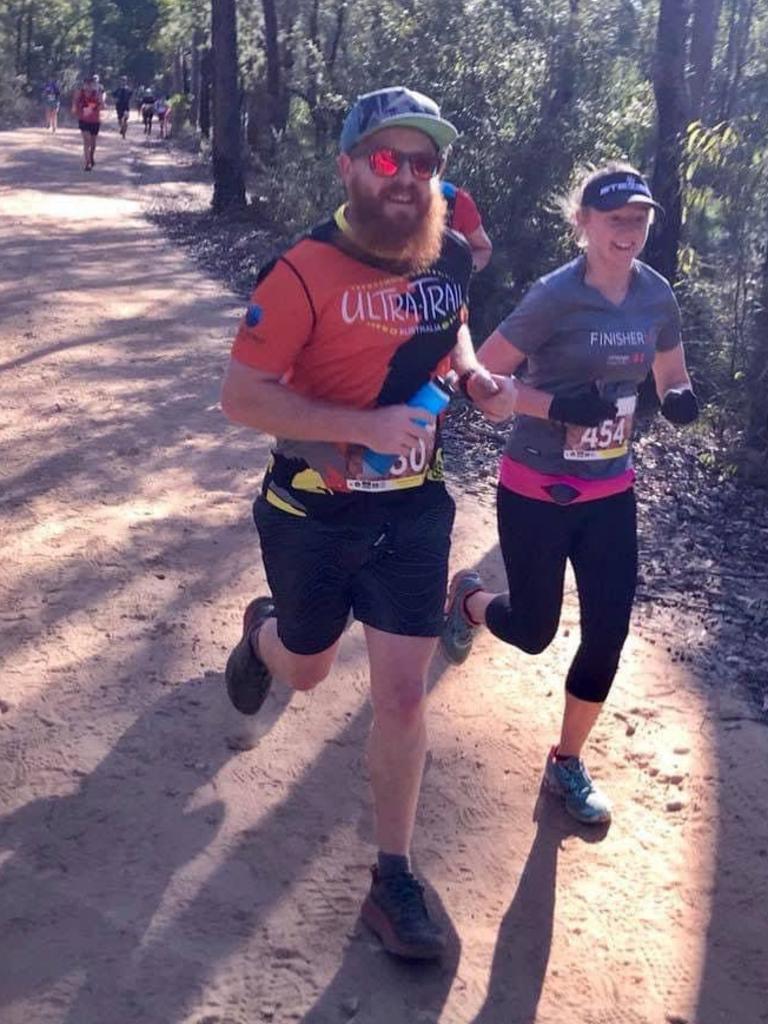 Zac Smith and Sammie Feeley met at a Sydney run club. Picture: Supplied.