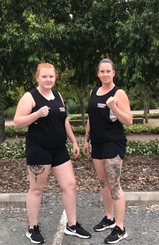 Baylea Mills-Moodie and Kylie Mills, Mayhem Muay Thai &amp; Fitness.