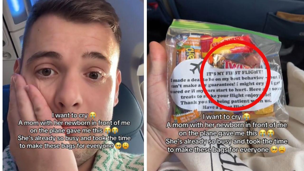 ‘Want to cry’: Passenger’s package goes viral