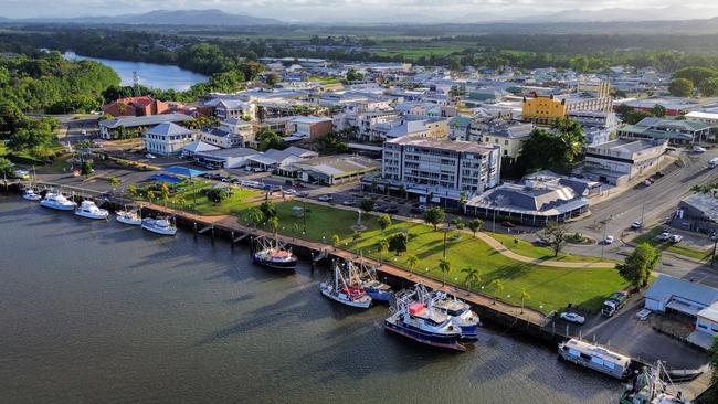 The Innisfail business community has put forward a proposal to upgrade the Innisfail Marina precinct on the Johnstone River to include greater commercial activity. Picture: Brendan Radke