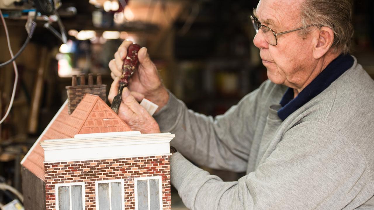 Tom Hartsuyker is now 90 years’ young and still making model houses today.