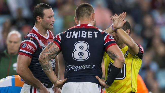 Waerea-Hargreaves was cited for his high tackle. AAP Image/Craig Golding.