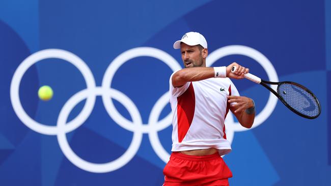 Djokovic is chasing his first Olympic gold medal. (Photo by Clive Brunskill/Getty Images)