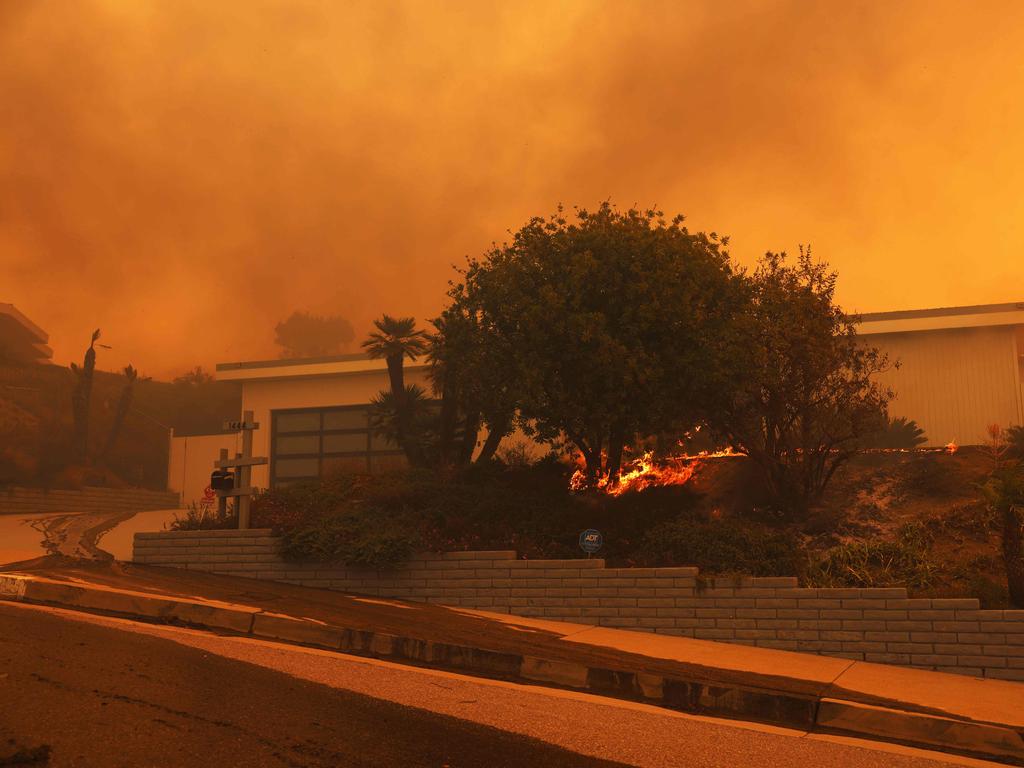 California Governor Gavin Newsom urged residents to listen to evacuation orders noting that many structures had already been destroyed with the blaze continuing to grow. Picture: Photo by David Swanson / AFP