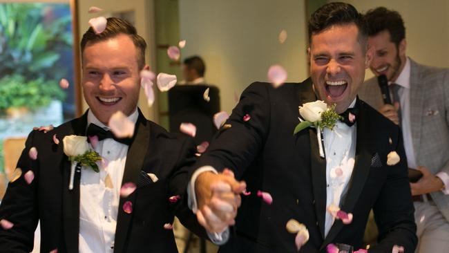 Manly Couple Who Defied Gay Marriage Laws By Marrying At British Consulate Say Day Was Perfect