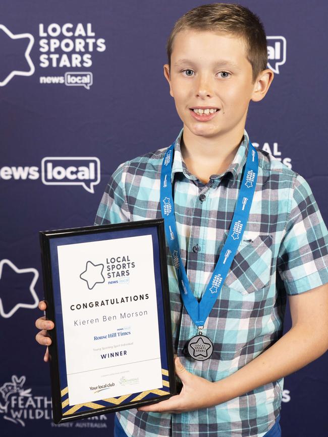 Kieren Morson took out the Young Sporting Spirit-Individual award. Picture: Matthew Vasilescu