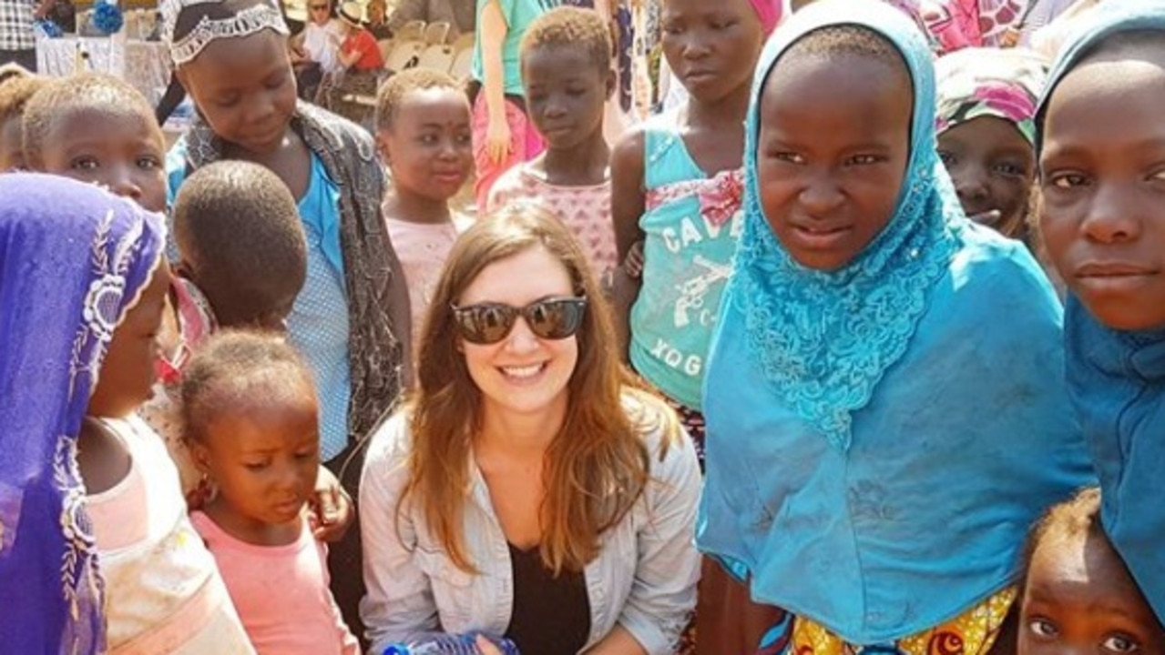 News.com.au reporter Alexis Carey visited Ghana in January. Picture: Instagram @alexismariecarey