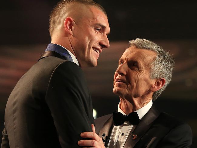 The 2017 AFL Brownlow Medal Count at Crown Palladium. Dustin Martin wins the brownlow. Picture: Mark Stewart