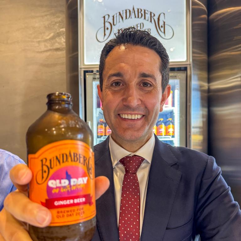 Premier David Crisafulli at Bundaberg Brewed Drinks to launch the ‘All the Best’ campaign to celebrate Queenslanders favourite produce and places this Queensland Day. Photo: Supplied by the Office of the Premier.