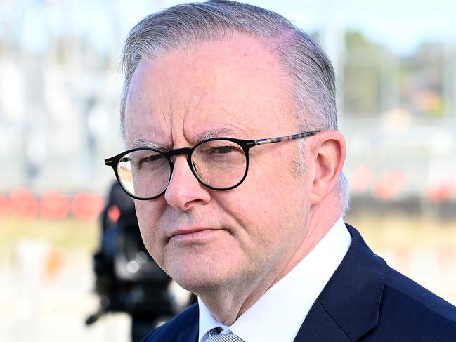 Prime Minister Anthony Albanese has delivered a stinging rebuke to Russia after espionage charges were laid against two Australians. Picture: NewsWire / John Gass