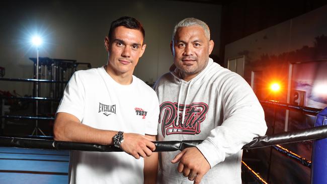 Hunt with Bankwest Stadium fight headliner Tim Tszyu.