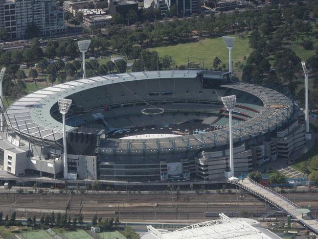 The NFL has been on a scouting mission at the MCG.