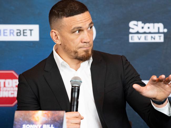 Sonny Bill threw a couple of jabs. Photo: Supplied