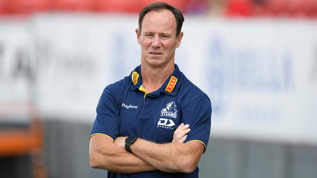 Titans coach Justin Holbrook. Picture: NRL Imagery