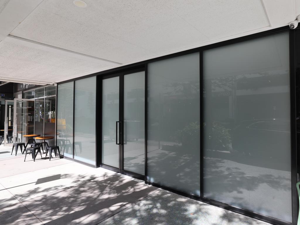 The empty shop that was the Dough Store in Broadbeach. Picture: Glenn Hampson