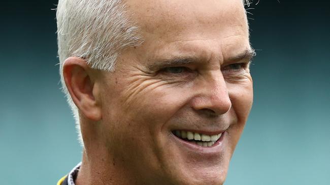 Rugby commentator Gordon Bray at a Wallabies training session at Allianz Stadium.