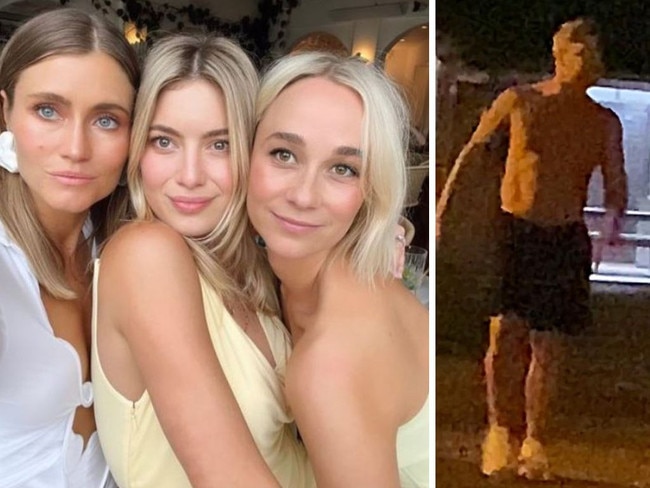 Michael Clarke and Jade Yarbrough were completely unaware their public stoush had been filmed until shortly before the news broke.