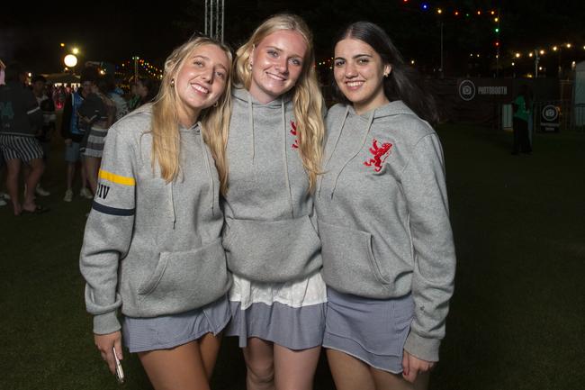 Schoolies celebrate at Victor Harbor. Picture: Brett Hartwig