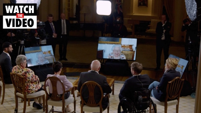 The Queen's video chat with Dylan Alcott