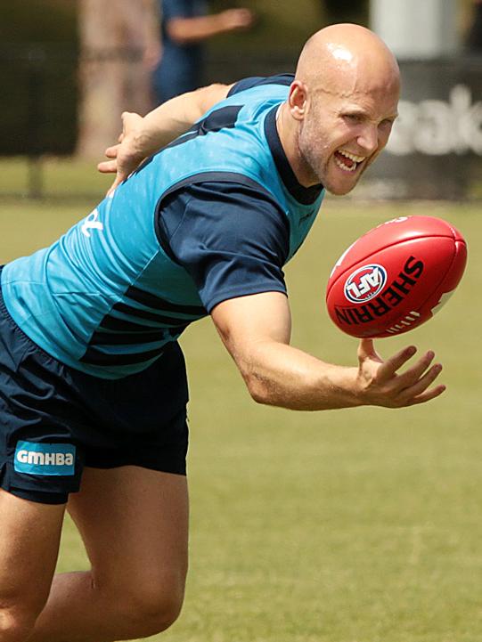 Gary Ablett has a point to prove at Geelong in 2018. Picture: Alison Wynd