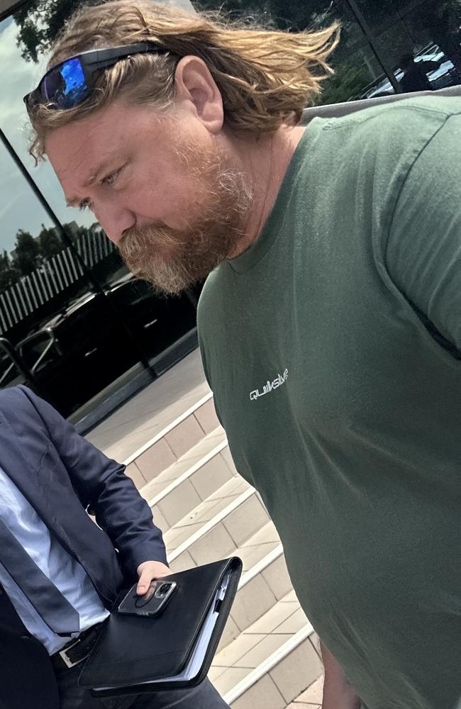 Goatham after his sentence. Picture: Sam Turner