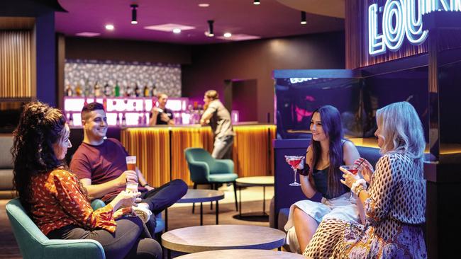 An artist's impression inside the Gold Class lounge of the Reading Cinema.