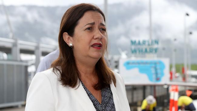 Premier Palaszczuk’s plea for help has fallen on deaf ears. Picture: Stewart McLean