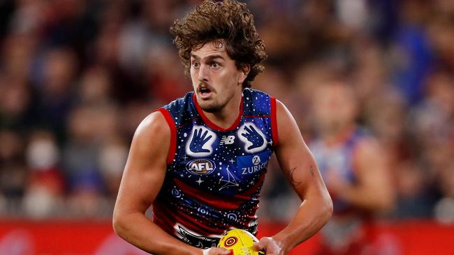 Luke Jackson’s trade wish has been granted. Picture: Dylan Burns/AFL Photos via Getty Images